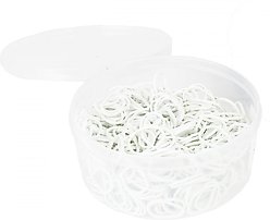 Horze Horse Braiding Bands, White, 500 count