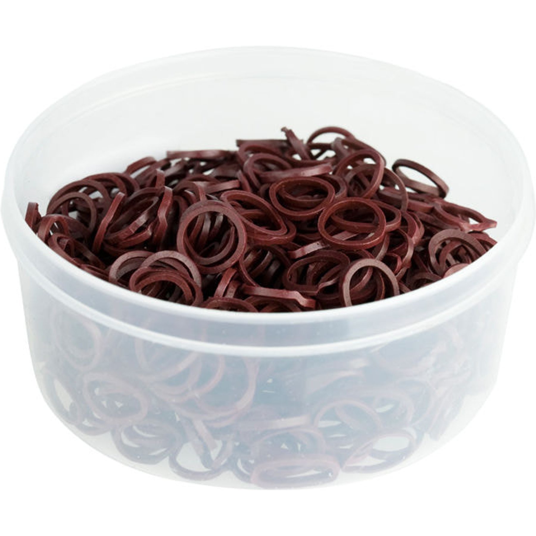 Horze Horse Braiding Bands, Brown, 500 count