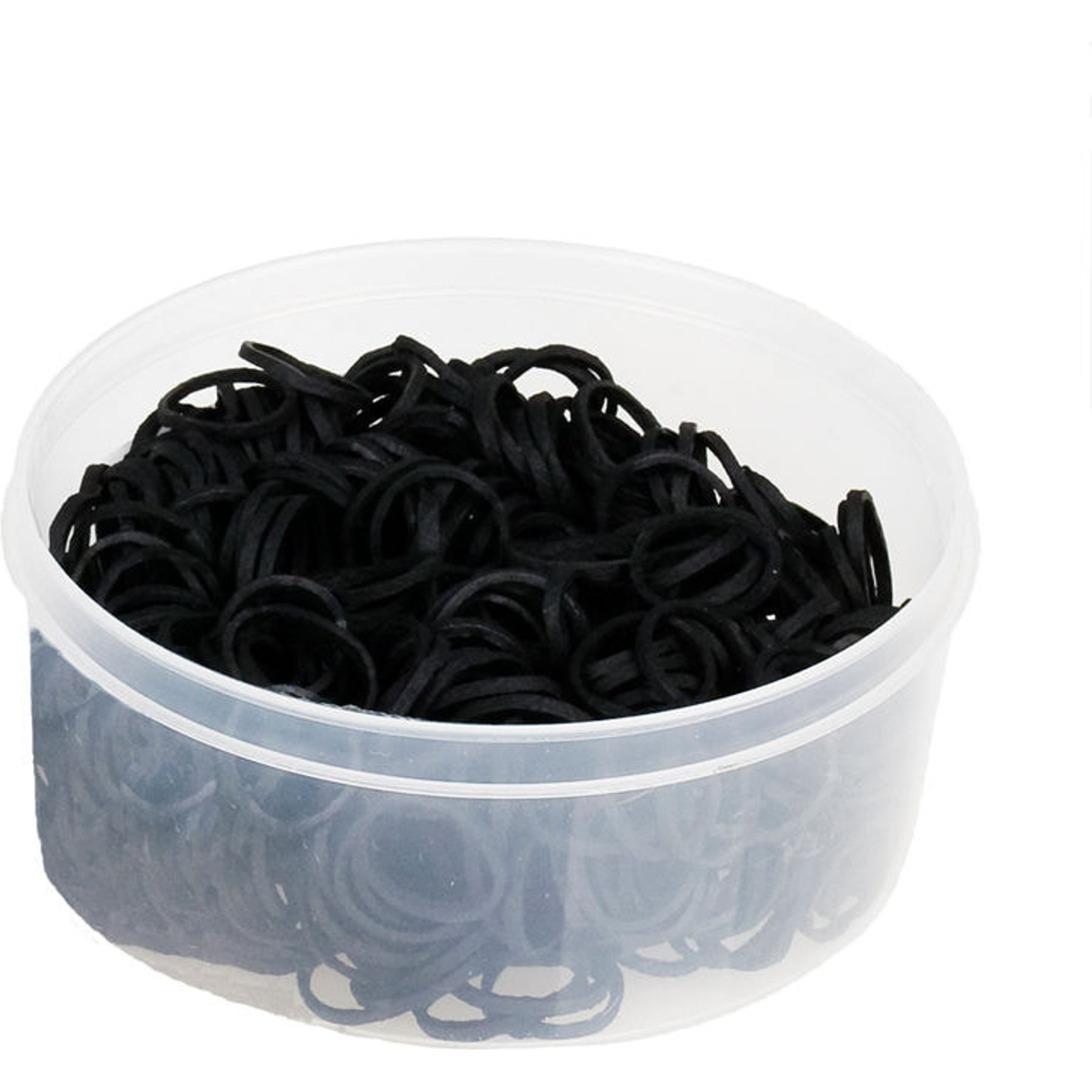 Horze Horse Braiding Bands, Black, 500 count