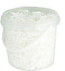 Horze Silicone Rubber Horse Plaiting Band, White