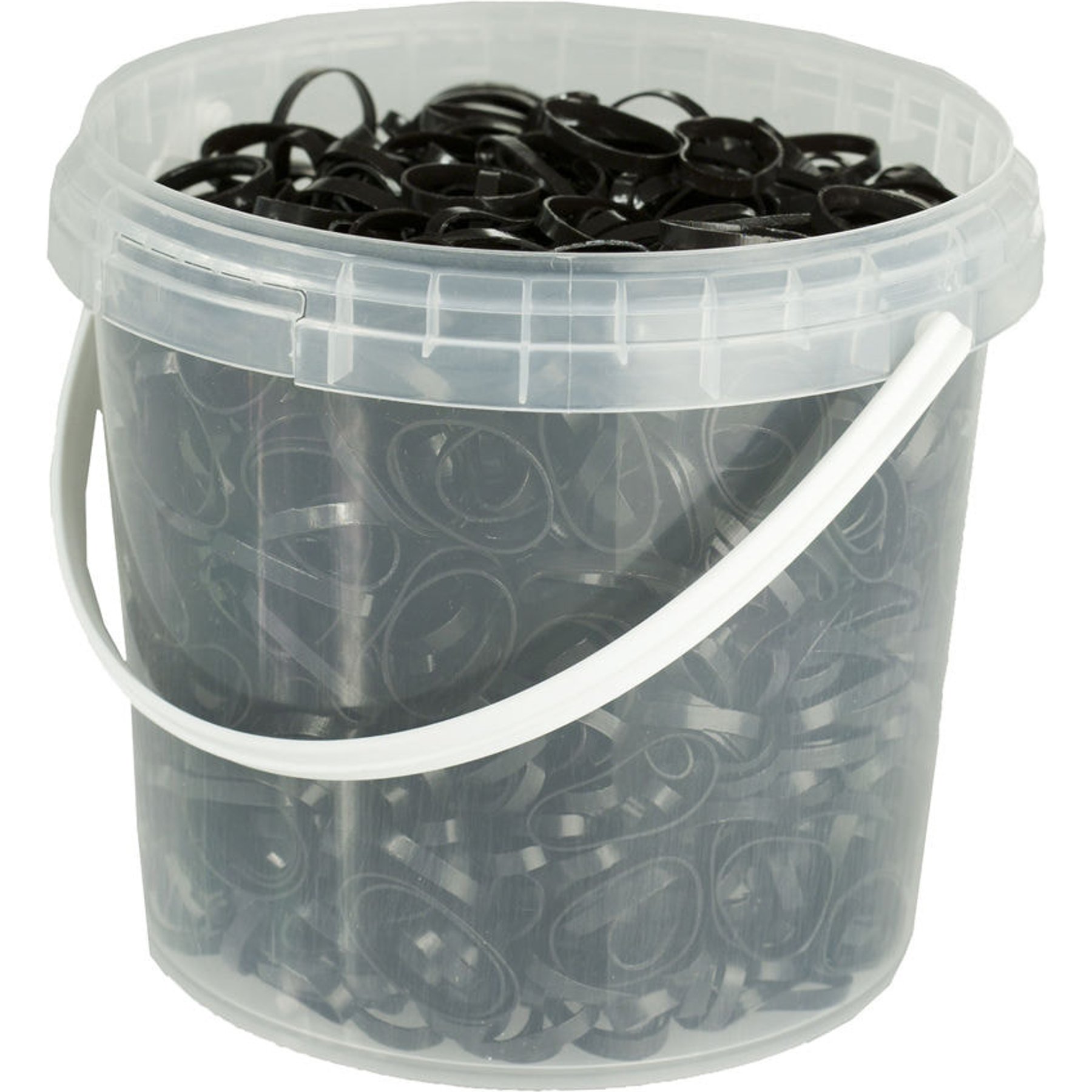 Horze Silicone Rubber Horse Plaiting Band, Black