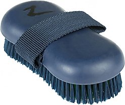 Horze Sponge Horse Brush, Dark Blue
