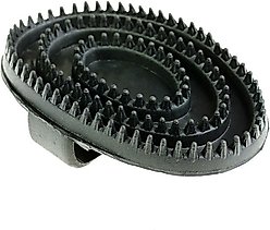 Horze Rubber Curry Horse Comb, Small, Black