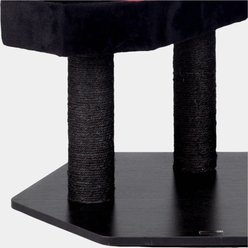 Happy & Polly Gothic Style 41.3-in Removable Cushion Plush Cat Tree, Green, Large slide 2 of 8