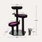 Show in main carousel: Happy & Polly Gothic Style 41.3-in Removable Cushion Plush Cat Tree, Pink, Large slide 9 of 12