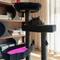 Show in main carousel: Happy & Polly Gothic Style 41.3-in Removable Cushion Plush Cat Tree, Pink, Large slide 3 of 12