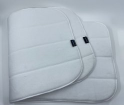 Shires Equestrian Products ARMA Pillow Horse Wraps, White, 12 x 30-in