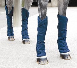 Shires Equestrian Products ARMA Travel Sure Economy Traveling Horse Boots, Navy, Navy, Large