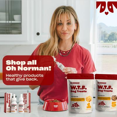 Show full view: OH NORMAN WTF Beef High Protein Jerky Dog Treats, 6-oz box slide 6 of 12