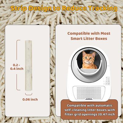 Show full view: Happy & Polly Unscented Clumping Tofu Cat Litter, 5.5-lb bag, bundle of 4 slide 9 of 11