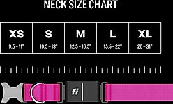 Fi Series 3 Kit Dog GPS Tracking Collar, Pink, X-Large: 20 to 30-in neck, 1-in wide slide 2 of 6