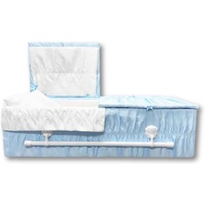Titan Casket Premium Cloth Covered Wood Pet Casket