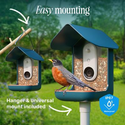 Show full view: Bird Buddy Smart Wild Bird Feeder Pro slide 8 of 10