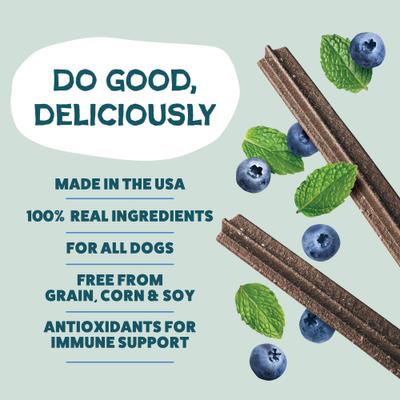 Show full view: Shameless Pets Blueberry & Mint Dental Dog Treats, 8 count slide 4 of 11