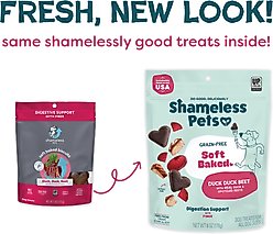 Shameless Pets Duck & Beet Soft Baked Dog Treats, 6-oz bag slide 2 of 8