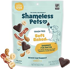 Shameless Pets Bacon, Banana, & Peanut Butter Soft Baked Dog Treats, 6-oz bag