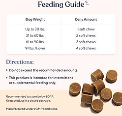 Pawfy Turkey & Bacon Flavored Chew Skin & Coat Supplement for Dogs, 30 count slide 2 of 7