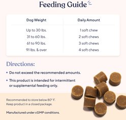 Pawfy Anal Gland Peanut Butter Flavored Supplement for Dogs, 30 count slide 2 of 7