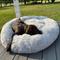 Show in main carousel: Dog Palace Deluxe Calming Dog Bed, Light Grey, Colossal slide 7 of 7
