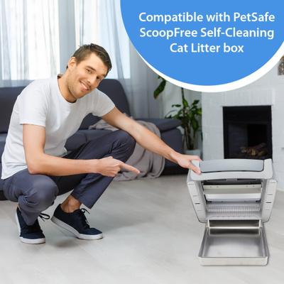 Show full view: JOYRANGE Stainless Steel Cat Litter Box Tray, 22-in slide 2 of 7