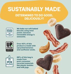 Shameless Pets Bacon, Banana, & Peanut Butter Soft Baked Dog Treats, 6-oz bag slide 2 of 8