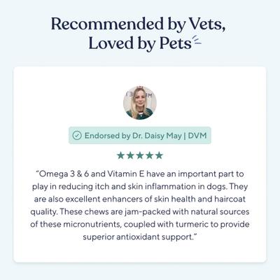 Show full view: Pawfy Turkey & Bacon Flavored Chew Skin & Coat Supplement for Dogs, 30 count slide 8 of 8