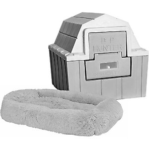 Dog Palace Hunter Insulated Dog House with Calming Bed