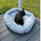 Show in main carousel: Dog Palace Deluxe Calming Dog Bed, Light Grey, Large slide 6 of 6