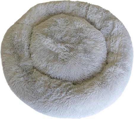 Show full view: Dog Palace Deluxe Calming Dog Bed, Light Grey, Colossal slide 4 of 7