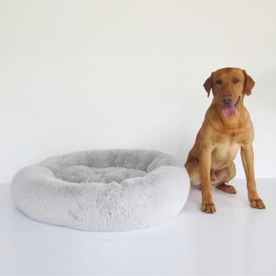 Show full view: Dog Palace Deluxe Calming Dog Bed, Light Grey, Colossal slide 5 of 7