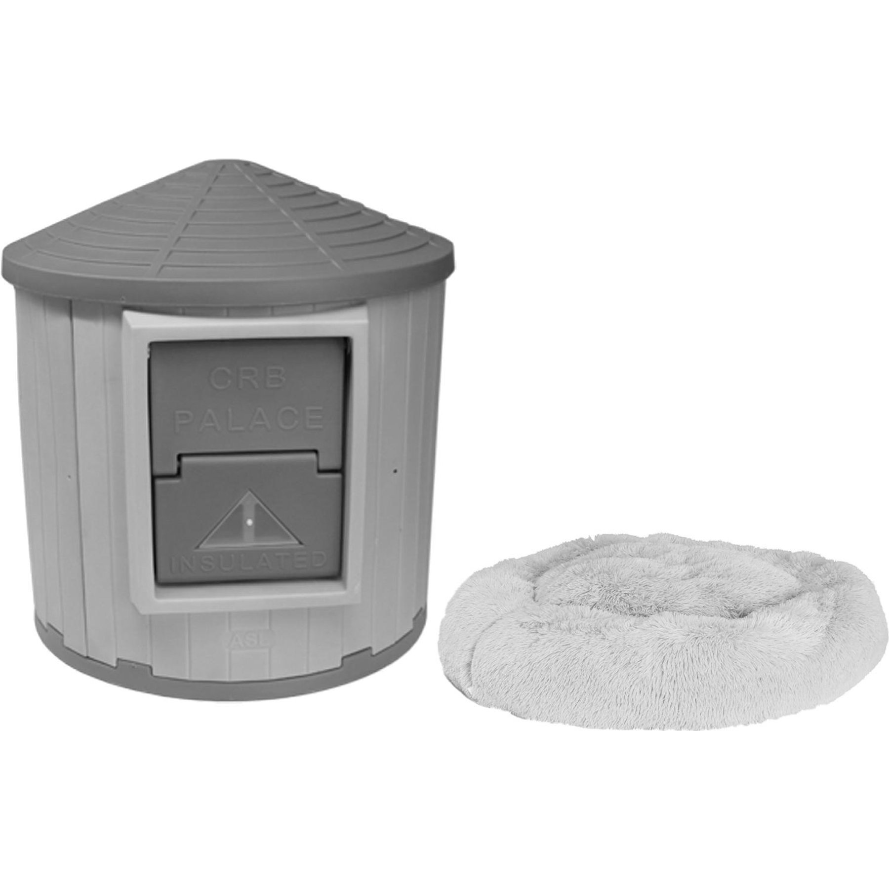 Dog Palace CRB Palace Insulated Dog House with Calming Bed