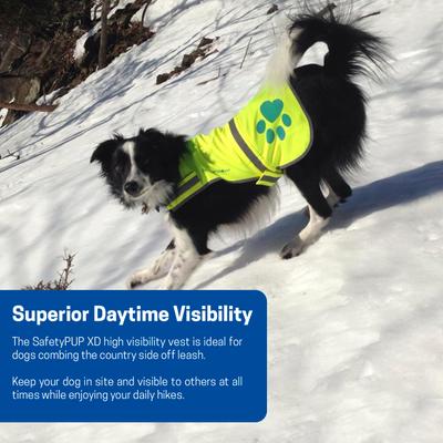 Show full view: SafetyPUP XD Urban Reflective Dog Vest, Yellow, X-Large slide 5 of 10