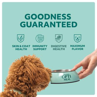 Show full view: Optimeal Small Breed Variety Pack Non-GMO Wet Dog Food, 3-oz pouch, case of 12 slide 6 of 8