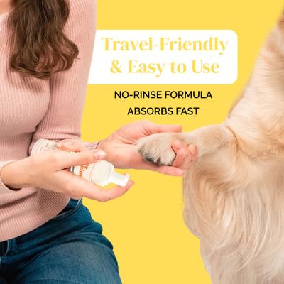 Show full view: Divine Canine Lick-Safe Daily Foaming Dog Paw Sanitizer, 1.7-oz bottle slide 5 of 9