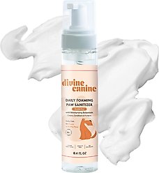 Divine Canine Lick-Safe Daily Foaming Dog Paw Sanitizer, 8.4-oz bottle