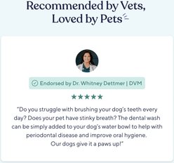 Pawfy Dog Dental Wash, 8-fl oz bottle slide 2 of 7