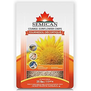 Semican Coarse Sunflower Chips Wild Bird Food, 25-lb bag
