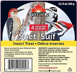 Semican Insects Suet Wild Bird Treat, 12.15-oz cake