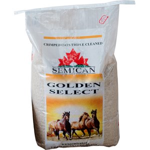 Semican Non-GMO Golden Select Crimped Oats Horse Feed, 50-lb bag
