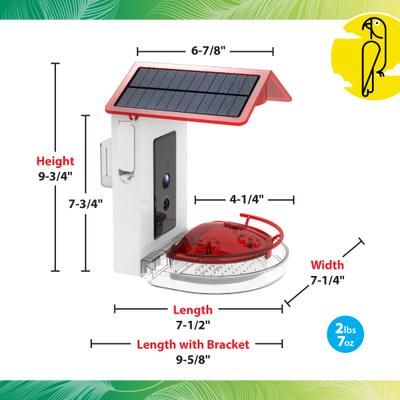 Show full view: Caitec Featherland Paradise Smart House Hopper Hummingbird Feeder slide 3 of 10