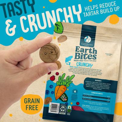 Show full view: Earthborn Holistic Salmon Flavored Crunchy Dog Treats, 2-lb bag slide 3 of 8