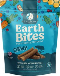 Earthborn Holistic Earthbites Salmon Flavored Grain-Free Soft & Chewy Dog Treats, 7-oz bag