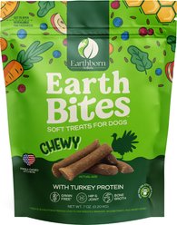 Earthborn Holistic Earthbites Turkey Flavored Grain-Free Soft & Chewy Dog Treats, 7-oz bag