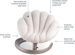 Tavo Pets Shell Swaying Lounger Dog & Cat Bed, Latte slide 2 of 7
