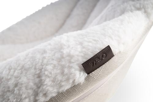 Show full view: Tavo Pets Shell Swaying Lounger Dog & Cat Bed, Latte slide 7 of 9