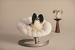 Tavo Pets Shell Swaying Lounger Dog & Cat Bed, Latte