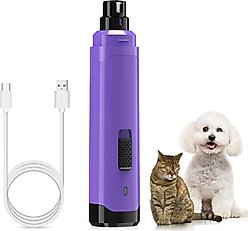 PATPET Steel Grit Dog & Cat Nail Grinder, Purple