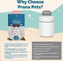 Prana Pets Mobility & Coat Care Chews Joint Supplement for Dogs, 90 count bag slide 2 of 7