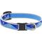 Show in main carousel: LupinePet Reflective Paws Breakaway Buckle Safety Cat Collar, Blue Paws slide 1 of 3