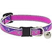 Show in main carousel: LupinePet Reflective Paws Breakaway Buckle Safety Cat Collar with Bell, Pink Paws slide 1 of 3